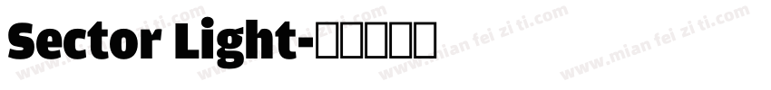 Sector Light字体转换